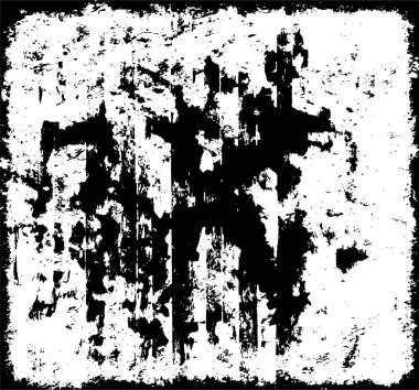 soyut siyah ve beyaz kaba doku, vektör illüstrasyonu