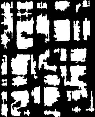 Kaba monokrom desen çizimi. Grunge 'un geçmişi. Soyut doku efekti.