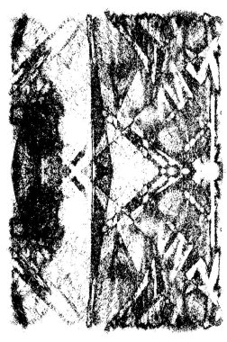 Kaba monokrom desen çizimi. Grunge 'un geçmişi. Soyut doku efekti.