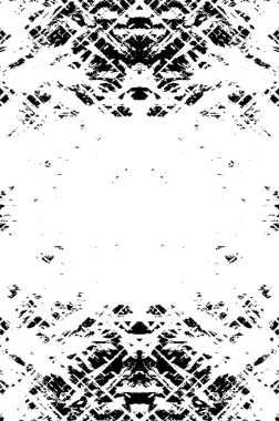 Soyut grunge arkaplanı. Siyah ve beyaz. Vektör illüstrasyonu.     