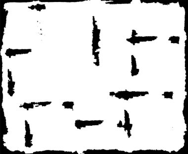 Kaba monokrom desen çizimi. Grunge 'un geçmişi. Soyut doku efekti.