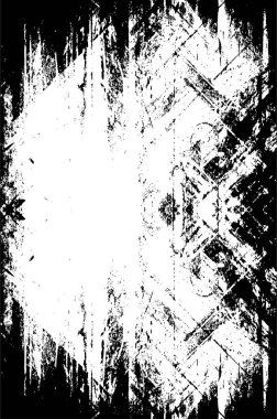 Siyah beyaz monokrom eski grunge vintage eskimiş arka plan soyut antika desenli retro model 