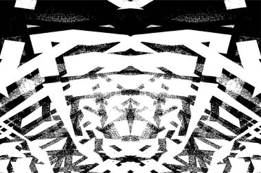 Siyah ve beyaz dokusunda sıkıntılı arkaplan