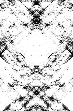 Siyah beyaz desenli grunge arkaplan. soyut vektör illüstrasyonu.