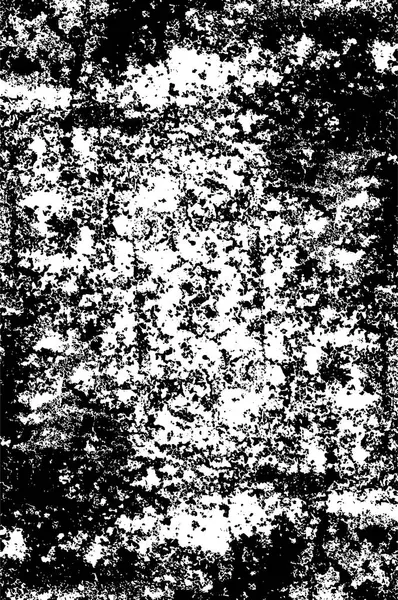 Grunge Czarno Białe Abstrakcyjne Tekstury Tło Pęknięć Rys Wióry Plamy — Wektor stockowy