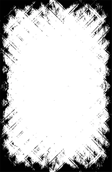 Grunge Černá Bílá Abstraktní Textura Pozadí Trhlin Odřenin Odštěpků Skvrn — Stockový vektor