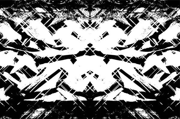 Grunge Zwart Wit Abstracte Textuur Achtergrond Van Scheuren Scheuren Spaanders — Stockvector