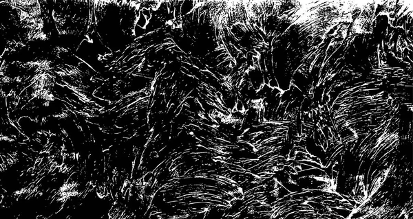 Grunge Tekstur Abstrak Hitam Dan Putih Latar Belakang Retakan Borgol - Stok Vektor