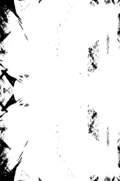 Grunge Textura Abstracta Blanco Negro Fondo Grietas Rasguños Virutas Manchas — Archivo Imágenes Vectoriales