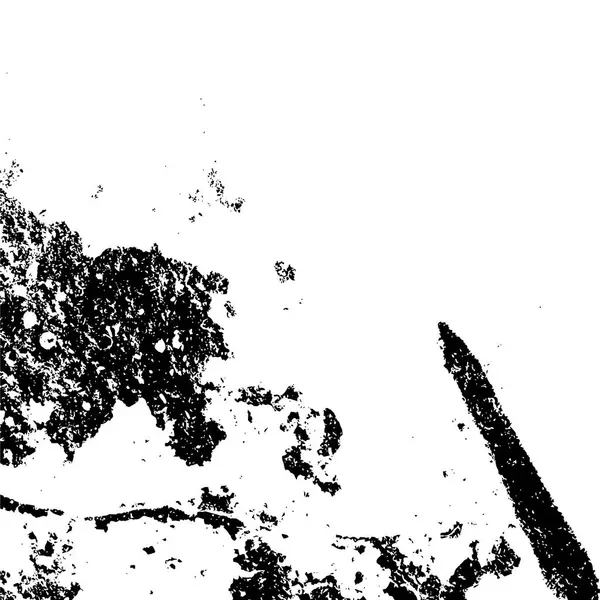 Grunge Siyah Beyaz Soyut Doku Çatlakların Sürtünmelerin Çiplerin Lekelerin Mürekkep — Stok Vektör