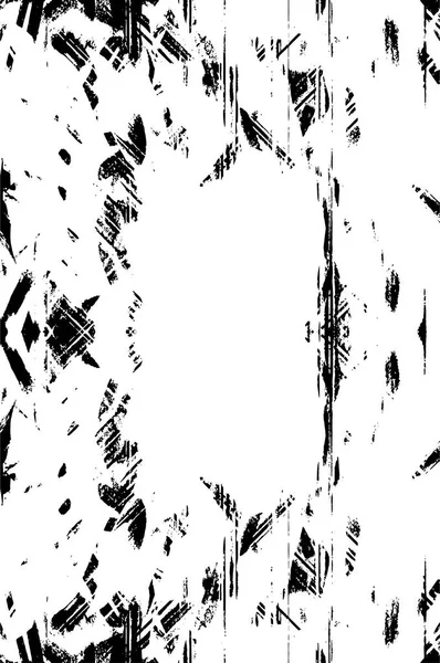 Grunge Textura Abstracta Blanco Negro Fondo Grietas Rasguños Virutas Manchas — Archivo Imágenes Vectoriales