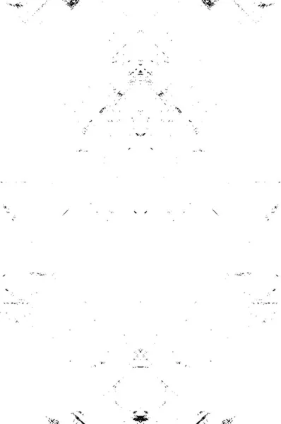 Черно Белая Фактура Фон Трещин Царапин Чипсов Пятен Чернил — стоковый вектор