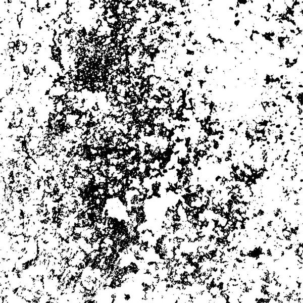Grunge Schwarz Weiß Abstrakte Textur Hintergrund Von Rissen Abschürfungen Chips — Stockvektor