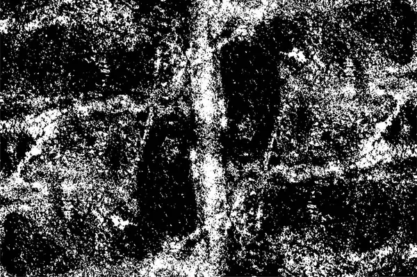 黒と白のパターン モノクロ粒子抽象テクスチャー クラック チップ インクスポットの背景 — ストックベクタ