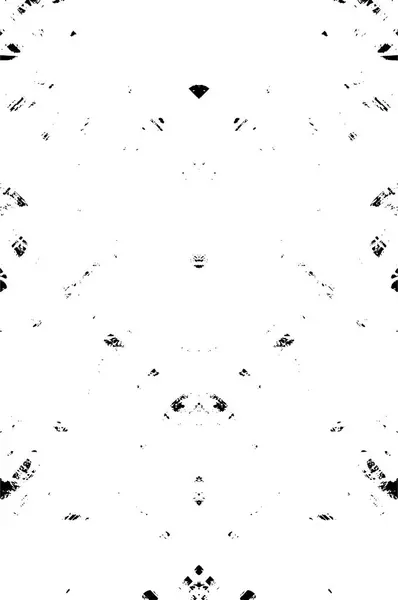 Grunge Patrón Blanco Negro Partículas Monocromáticas Textura Abstracta Fondo Grietas — Archivo Imágenes Vectoriales