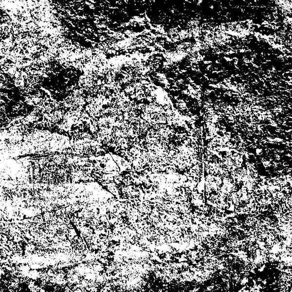 Grunge Mustavalkoinen Kuvio Yksiväriset Hiukkaset Abstrakti Rakenne Halkeamien Naarmujen Sirujen — vektorikuva