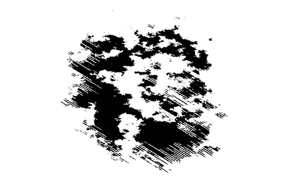 Fondo Angustiado Textura Blanco Negro Ilustración Vector Abstracto — Archivo Imágenes Vectoriales