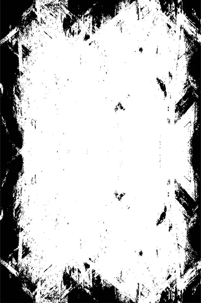 Zwart Wit Monochroom Oud Grunge Vintage Verweerde Achtergrond — Stockvector
