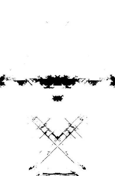 Drsná Černobílá Textura Grunge Pozadí Abstraktní Texturovaný Efekt Vektorová Ilustrace — Stockový vektor