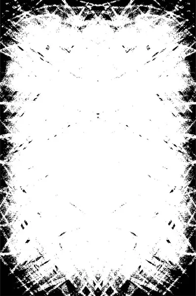 Rough Black White Texture Grunge Background Abstract Textured Effect Vector — Stock Vector