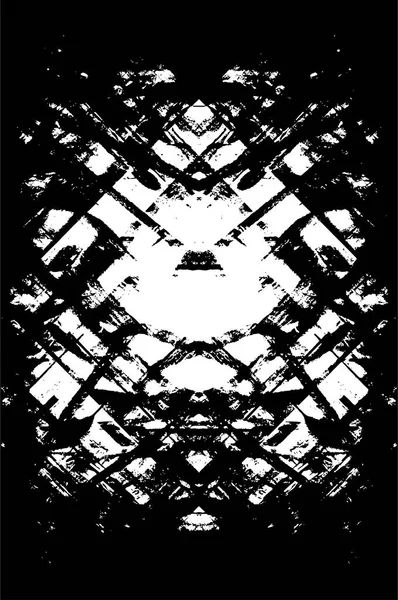 Durva Monokróm Textúra Illusztráció Grunge Háttér Absztrakt Texturált Hatás — Stock Vector