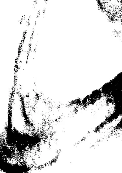 Drsná Monochromatická Textura Grunge Pozadí Abstraktní Texturovaný Efekt — Stockový vektor