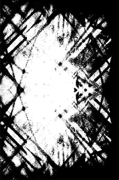 Résumé Fond Grunge Noir Blanc Illustration Vectorielle — Image vectorielle