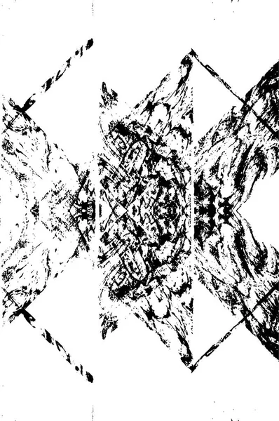 Textura Papel Blanco Negro Dibujo Diseño Grunge Fondo Abstracto — Archivo Imágenes Vectoriales