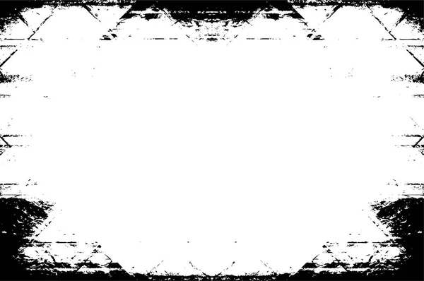 Grunge Pittura Astratta Colori Bianco Nero Struttura Monocoromatica — Vettoriale Stock