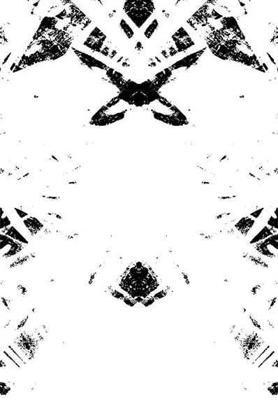 Fekete Fehér Festett Papír Textúra Vázlatos Grunge Design Használata Plakát — Stock Vector