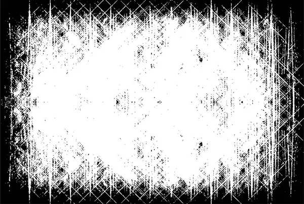 Grunge Hintergrund Schwarz Weißer Textur Abstrakte Vektorillustration — Stockvektor
