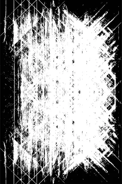 Fondo Grunge Blanco Negro Superficie Abstracta Envejecida Vintage Ilustración Vectorial — Vector de stock
