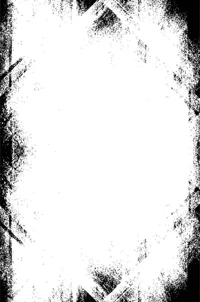 Fond Grunge Noir Blanc Surface Abstraite Altérée Vintage Illustration Vectorielle — Image vectorielle