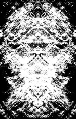 siyah ve beyaz soyut arkaplan, grunge dokusu, vektör illüstrasyonu 