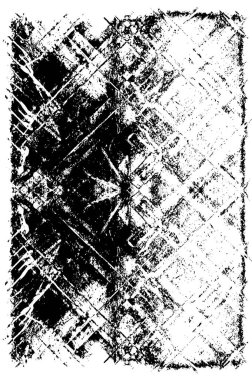 siyah ve beyaz soyut arkaplan, grunge dokusu, vektör illüstrasyonu 