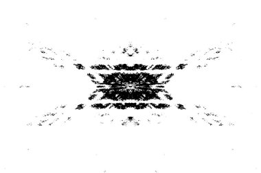 Siyah ve beyaz grunge dekoratif deseninin soyut vektör çizimi