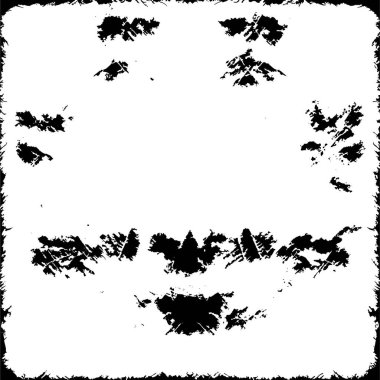 Siyah ve beyaz şablonun soyut vektör çizimi