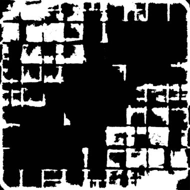 desenli siyah ve beyaz grunge şablonu, vektör illüstrasyonu