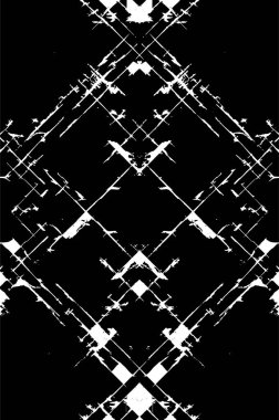 grunge soyut siyah beyaz şablon, vektör illüstrasyonu