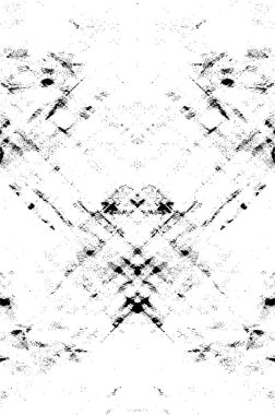 sanatsal siyah ve beyaz grunge şablonu, vektör illüstrasyonu