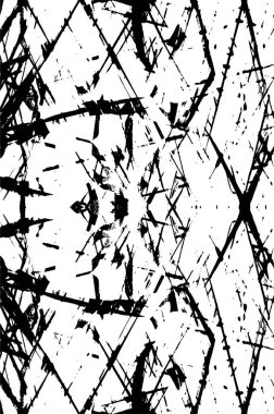 Siyah beyaz monokrom eski grunge vintage eskimiş arka plan soyut antika desenli retro model