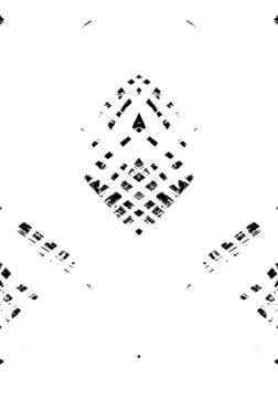 Siyah beyaz monokrom eski grunge vintage eskimiş arka plan soyut antika desenli retro model