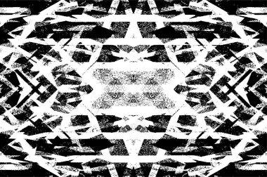 Siyah beyaz monokrom eski grunge vintage eskimiş arka plan soyut antika desenli retro model