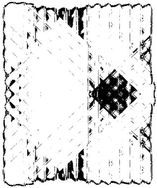 Siyah beyaz dokusunda noktalar, çizgiler, noktalar ve çizgiler olan sıkıntılı bir arkaplan. soyut vektör illüstrasyonu.