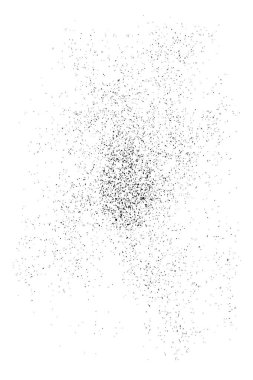 Beyaz arka planda gümüş konfeti izole edilmiş. Vektör çizimi. Dekoratif tasarım. Altın dekoratif elementler... Yeni yıl arkaplanı. tüm yıl,