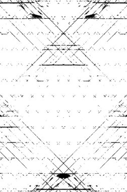 Siyah beyaz geometrik desenli vintage tasarım, vektör illüstrasyonu