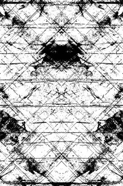 Siyah beyaz monokrom eski grunge vintage eskimiş arka plan soyut antika desenli retro model