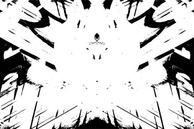 Koyu Grunge Geometrik Deseni