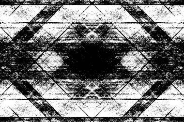 Grunge üst üste biniyor. Soyut siyah-beyaz vektör arkaplanı. Çatlak, leke ve noktalarda kirli desenli tek renkli klasik yüzey. Karanlık korku tarzında eski bir duvar.