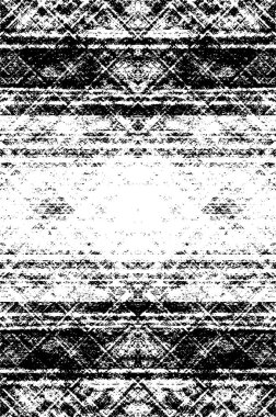 Grunge üst üste biniyor. Soyut siyah-beyaz vektör arkaplanı. Çatlak, leke ve noktalarda kirli desenli tek renkli klasik yüzey. Karanlık korku tarzında eski bir duvar.